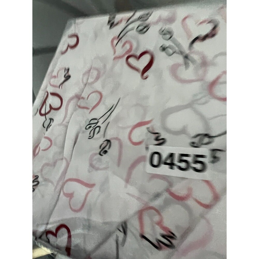 Morgan Taylor Satin Robe M/L Heart Print Kimono Tie Waist Valentine - Picture 7 of 7